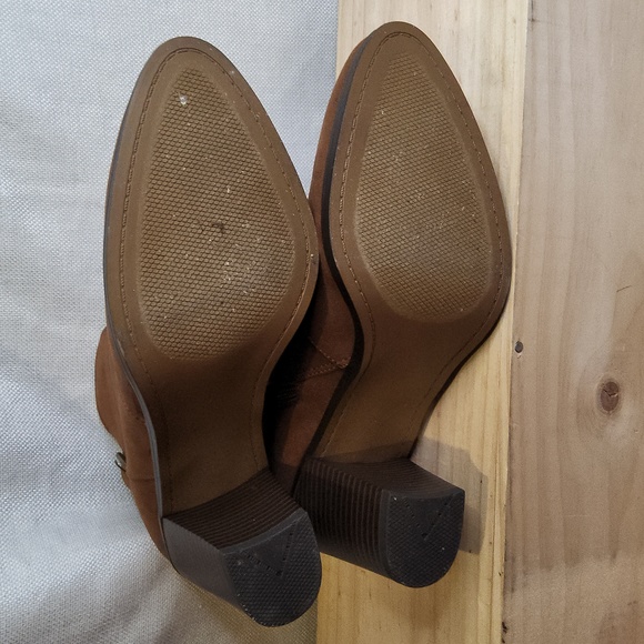 Just fab brown shoe boots booties sz 11 - Picture 2 of 2